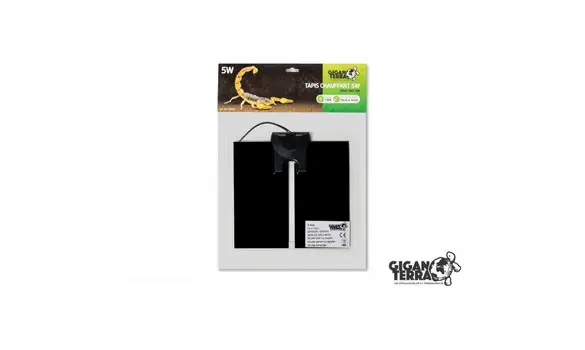Tapis chauffant 5 W 15 X 14 CM